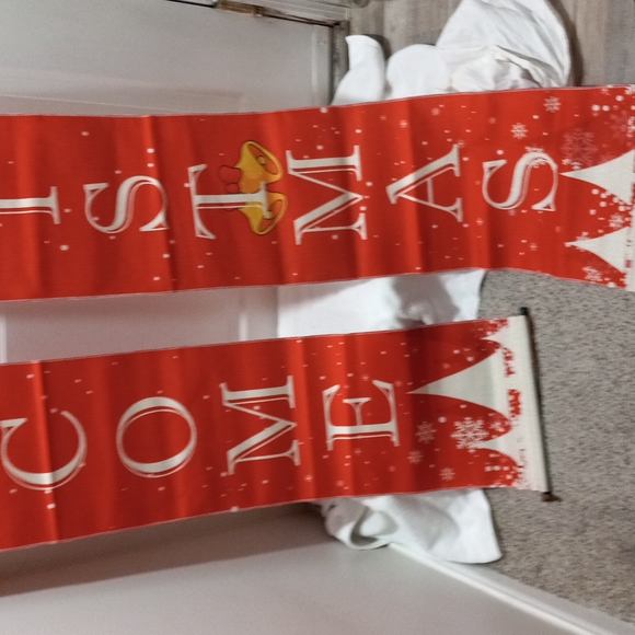 LONG "Welcome" "Christmas" Banners 70" X 12" Each NWT - Picture 2 of 3